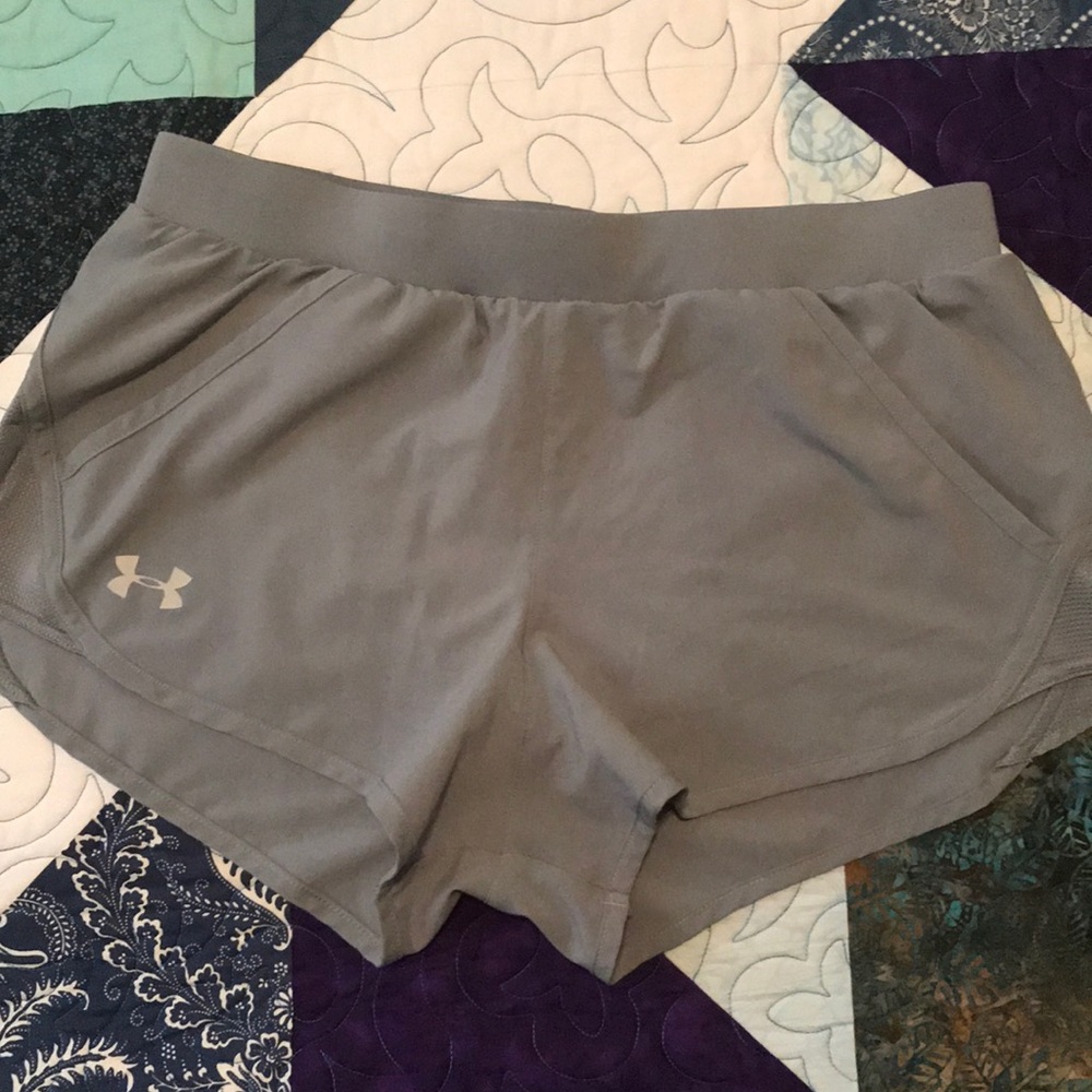 Under Armour grey mini shorts